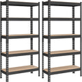 SONGMICS 5-Tier Storage Shelves, Load 2310 lb, Set of 2 Garage Storage, Boltless Assembly