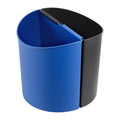 Safco Deskside Small Trash Can Recycling Bin Combo, 3 Gallon, For Kitchen, Office, Indoor Use