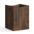 smusei Wood Trash Can 9.5 Gallon Waste Basket Bin Rustic Farmhouse Large Kitchen Garbage Can for