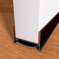 Door Draft Stopper, Strong Adhesive Door Sweep for Exterior and Interior Doors, 39” Length Cuttable
