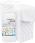 Orighty Washcloths Bulk Towels Set 50 Pack, Highly Absorbent and Soft Feel Microfiber Face Cloths
