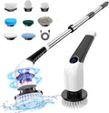 Electric Spin Scrubber, 2025 New Cordless Shower Cleaning Brush with 8 Replaceable Brush Heads, 3