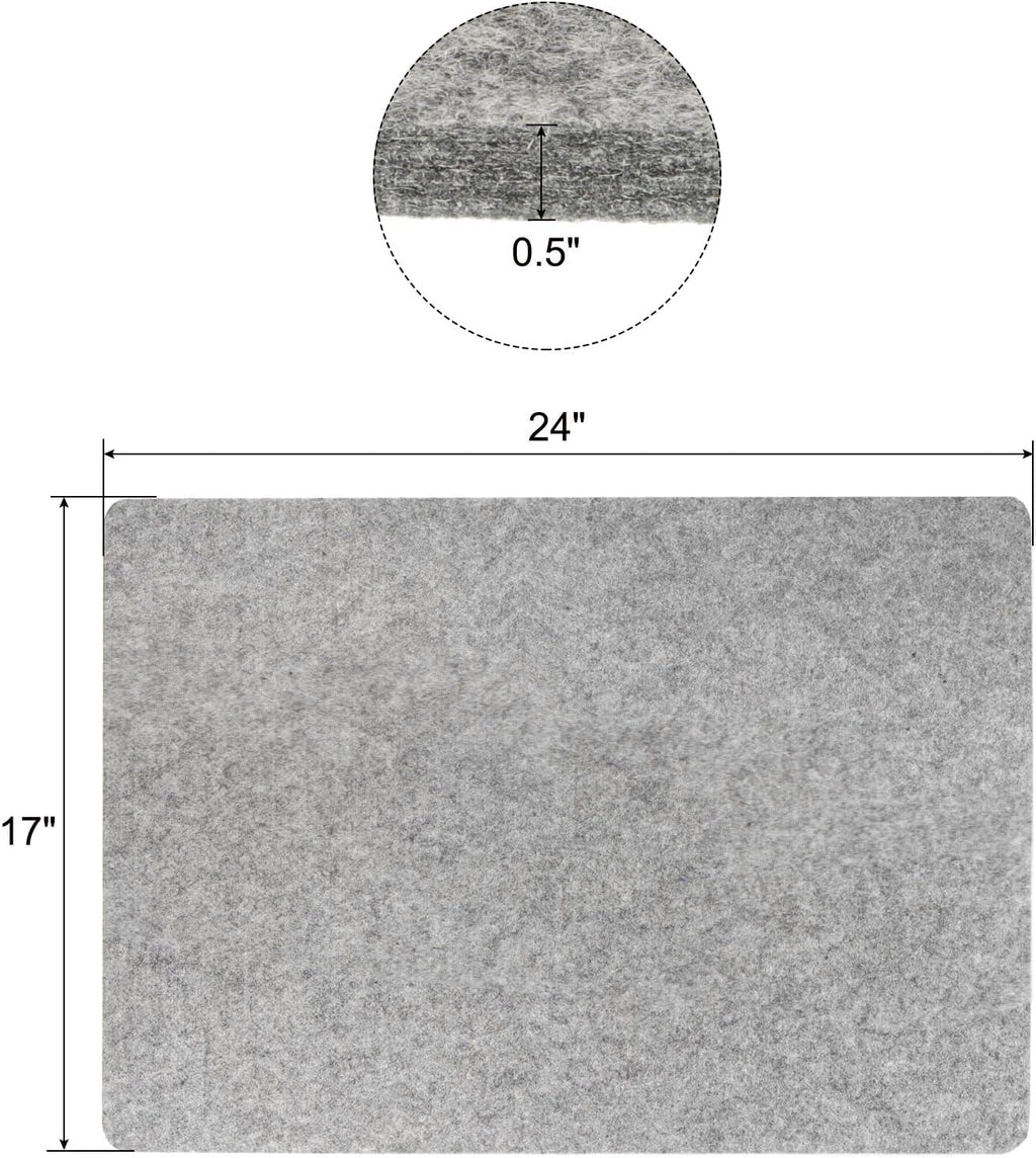 PATIKIL Wool Pressing Mat, 24" x 17" Wool Ironing Pad Blanket 0.5" Thickened Heat Resistant