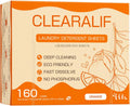 CLEARALIF Laundry Detergent Sheets Up to 160 Loads, Orange - Great For Travel, Apartments