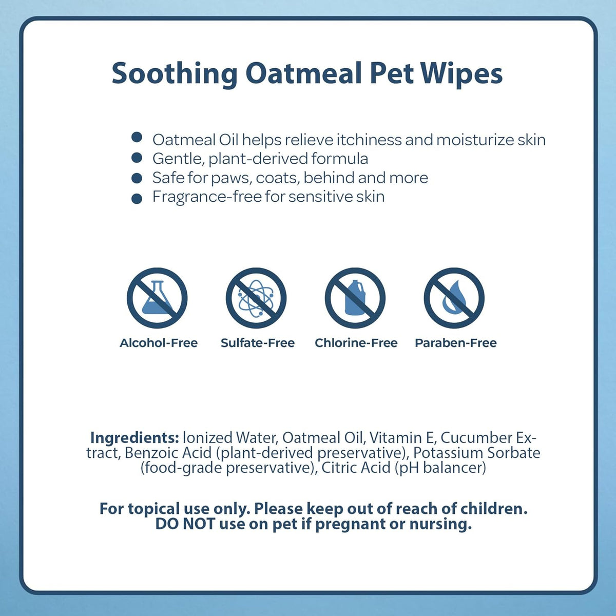 Best Pet Supplies Pet Grooming Wipes for Dogs & Cats,Deodorizer for Coats & Dry, Itchy, or