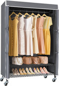 VIPEK R3C Rolling Clothes Rack with Cover Portable Closet for Hanging Clothes, Heavy Duty Garment