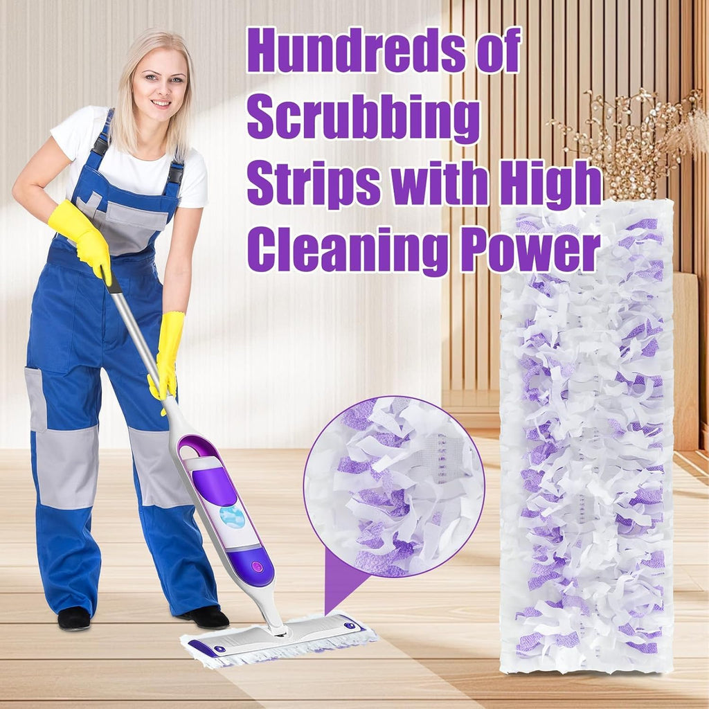 30 Pack Power Mop Refills Pad for Swiffer Power Mop, Disposable Spray Wet Pad Refills for Swiffer