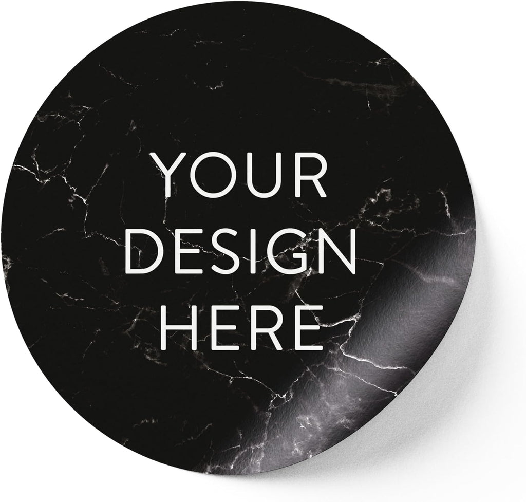 100 Custom Vinyl Stickers - Upload Your own Image, Text, Design, Logo - Personalized Logo Labels