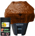 Trash Can Cover Odor Eliminating Bag with Elastic Rubber Band Lemon Scented Durable Effective