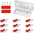 Cabinet Magnetic Catch, 10 Pack Ultra Thin Magnetic Cabinet Door Catch, Adhesive Cabinet Magnets
