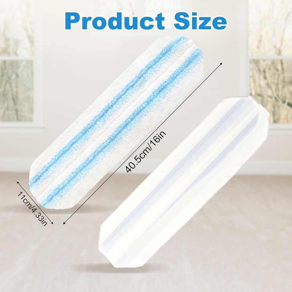 3PCS Replacement Mop Pads for O-Cedar H2prO Flat Mop System,Microfiber Mop Pad Easy Clean for All
