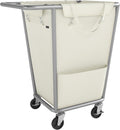 SONGMICS Laundry Basket with Wheels, 34.3 Gallons (130 L) Rolling Laundry Hamper with Removable