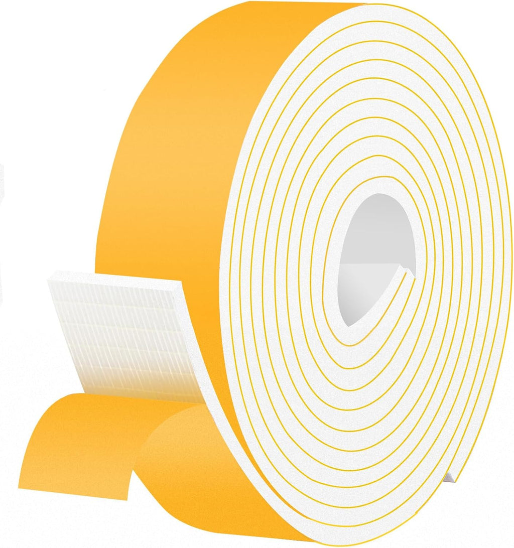 Strong Adhesive Foam Insulation Tape Self Adhesive, Closed Cell Weather Stripping for Doors and
