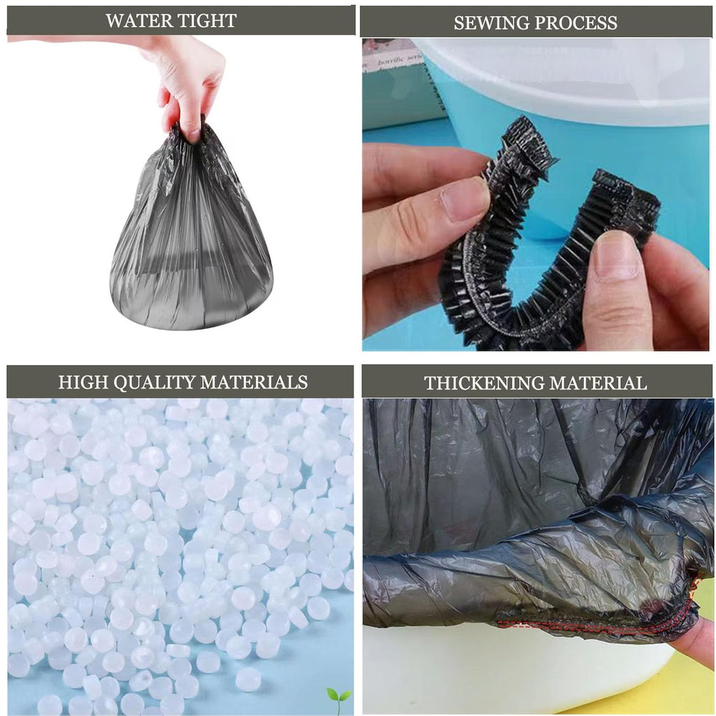 Potty Chair Liners with Elastic, Portable Potty Training Bags, Potty Refill Liners Disposable for