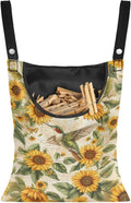 Hummingbird Laundry Clothespin Bag Clothespin Storage Hanger Bag with a Large Opening, Hanging
