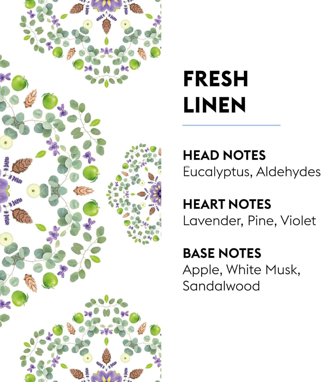 Fresh Linen - Lampe Berger Fragrance Refill for Home Fragrance Oil Diffuser - 33.8 Fluid Ounces - 1