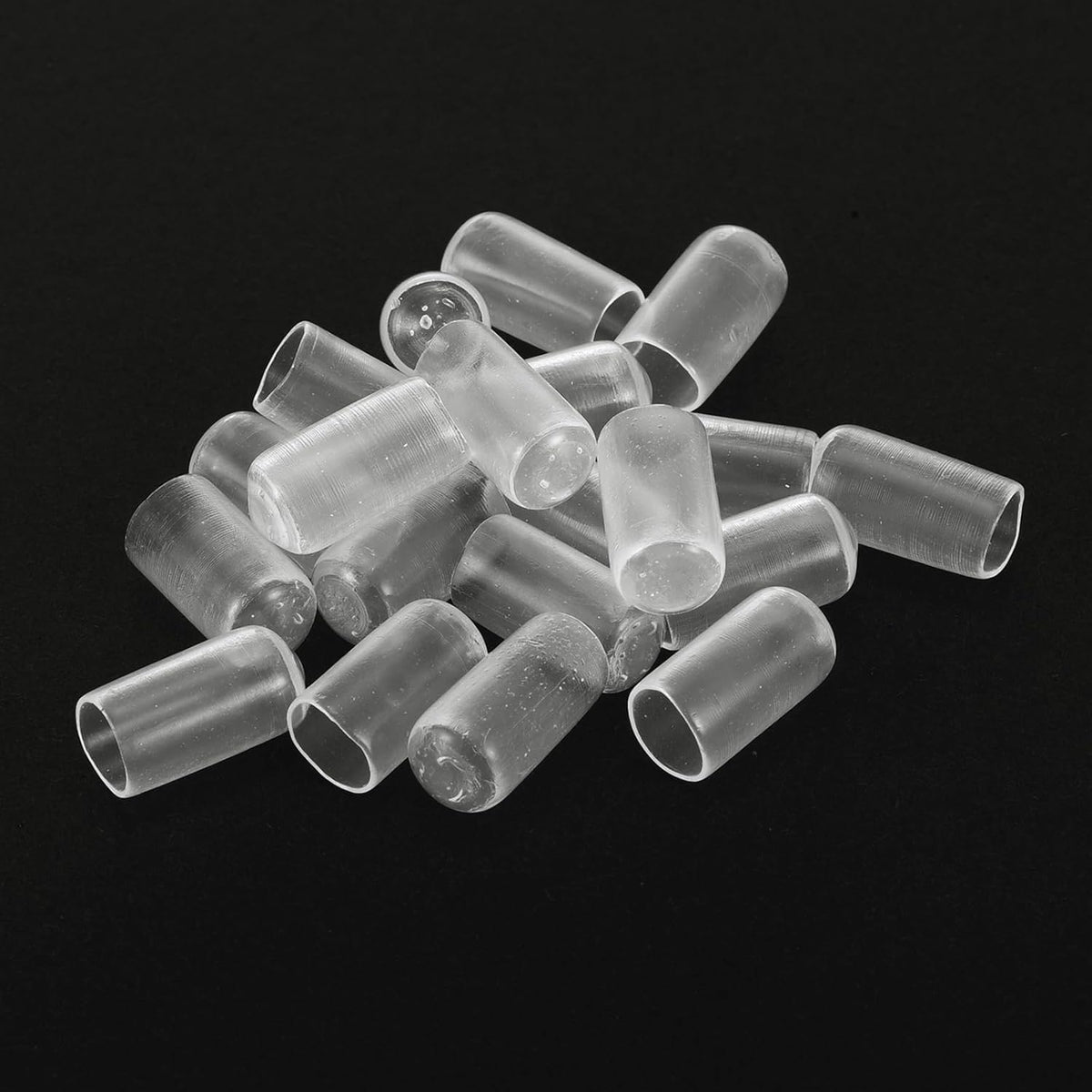 uxcell 20pcs Rubber End Caps Protective Caps 7.5mm ID Vinyl PVC Round Tube Bolt Cap Cover Screw