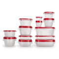 Rubbermaid TakeAlongs Food Storage Containers Set of 26 Clear
