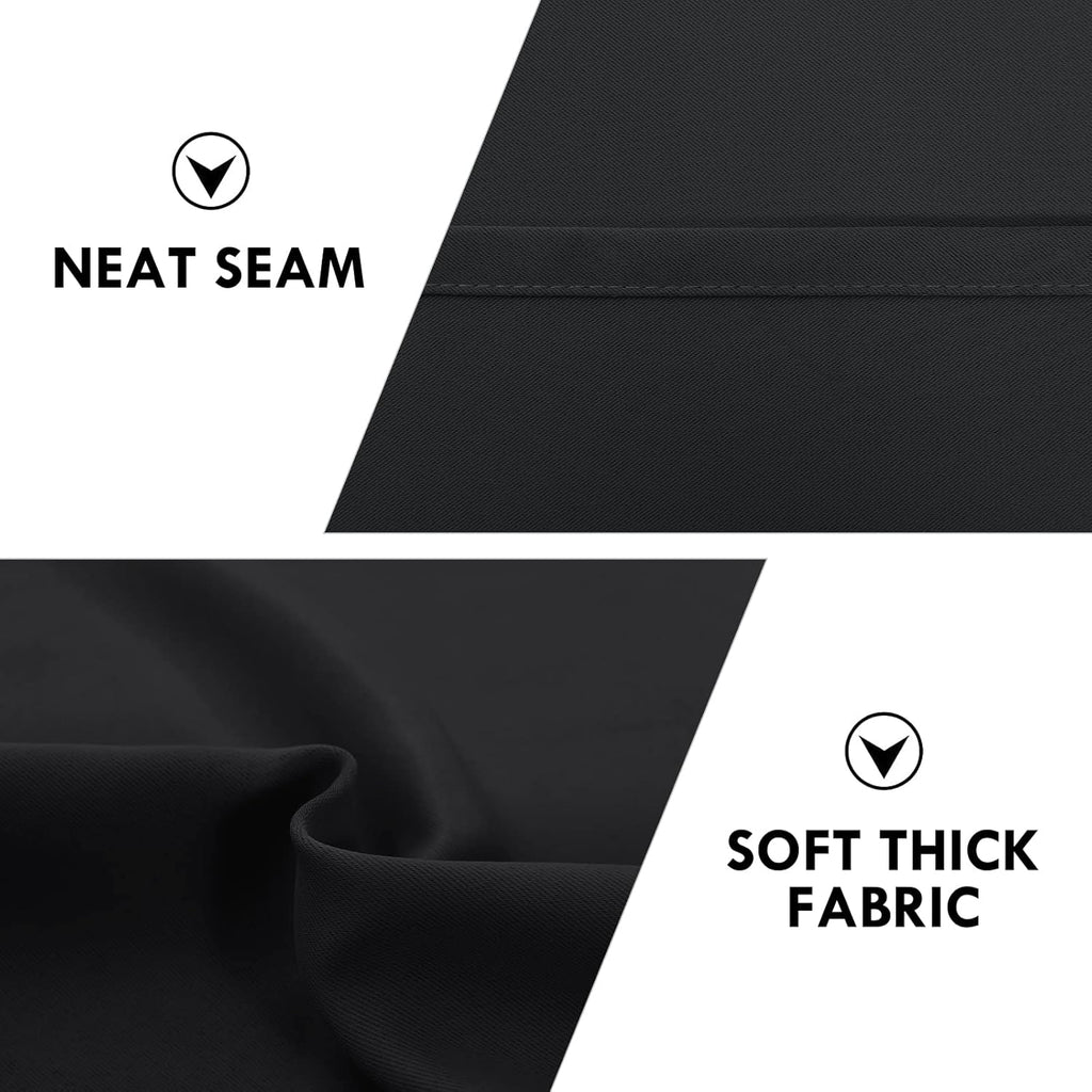 DWCN Blackout Curtains Room Darkening Thermal Insulated Bedroom Curtains Window Curtain Panels, 52