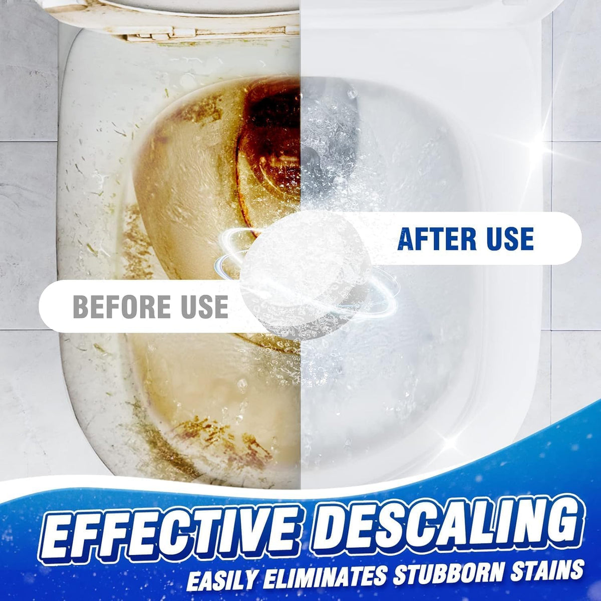 Vacplus Toilet Bowl Cleaners - 24 PACK, Household Toilet Cleaner, Automatic Toilet Bowl Cleaners