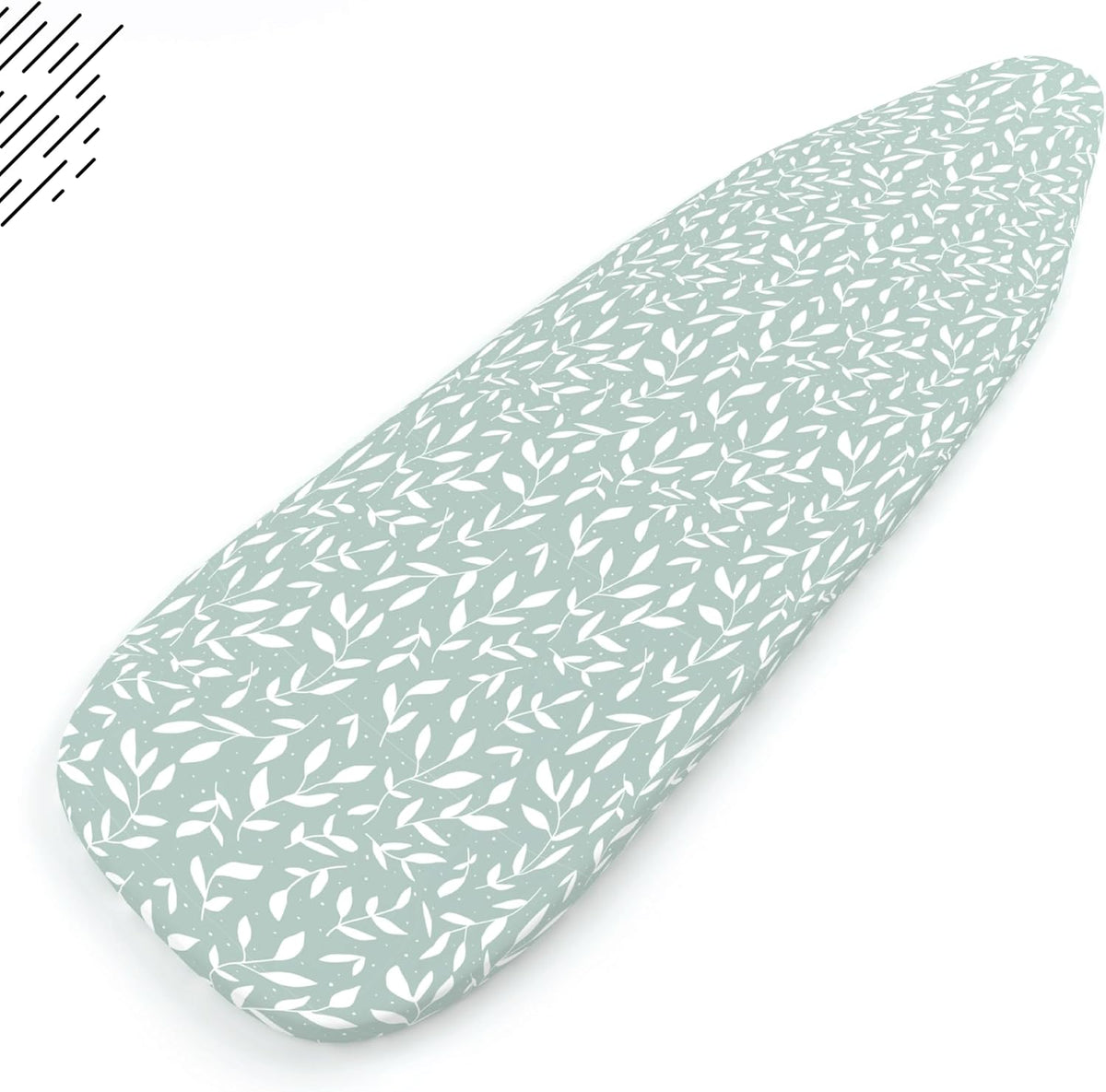 Encasa XO Ironing Board Cover and Pad 49"x18" - Thick 3mm Felt Padding, Drawstring Tightening &