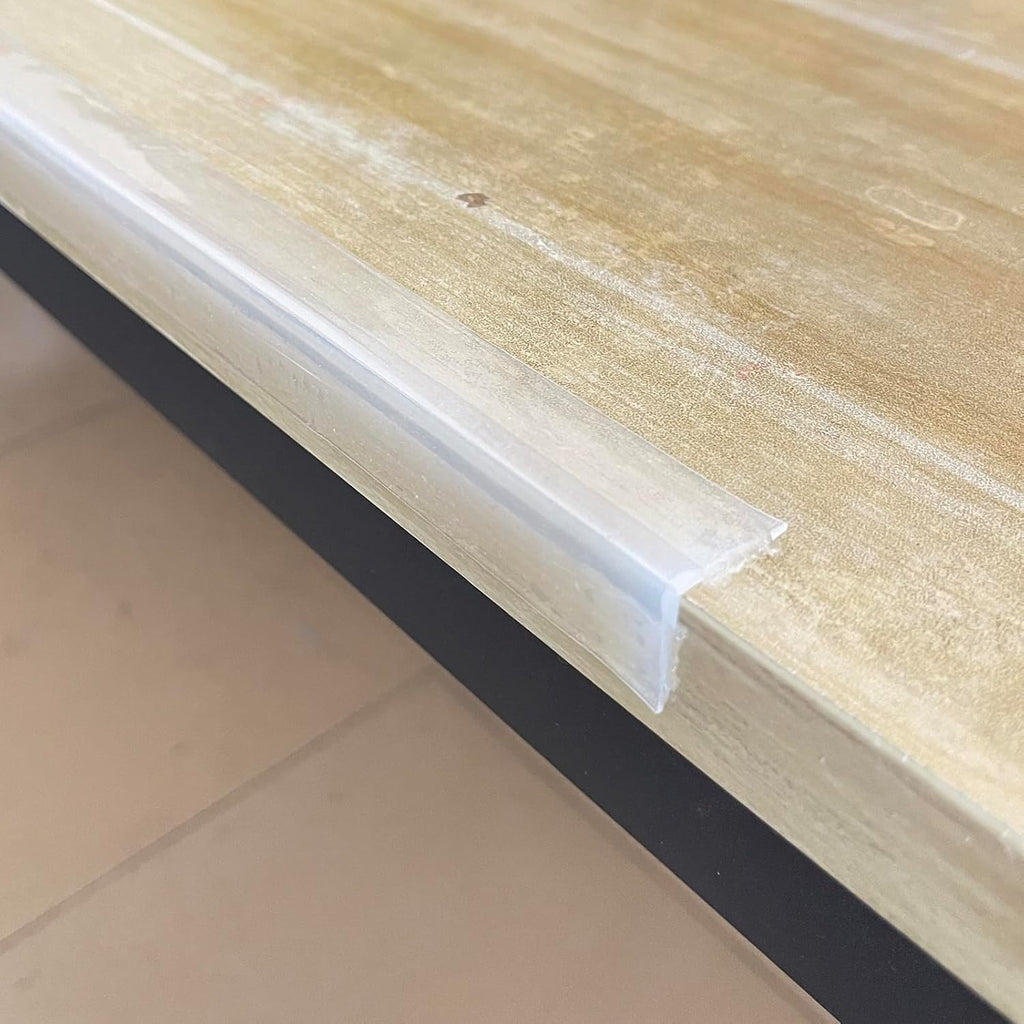 Edge Protector 100% Silicone, Baby Proofing Corners Clear Guards, Pre-Tape Adhesive Soft for Kids
