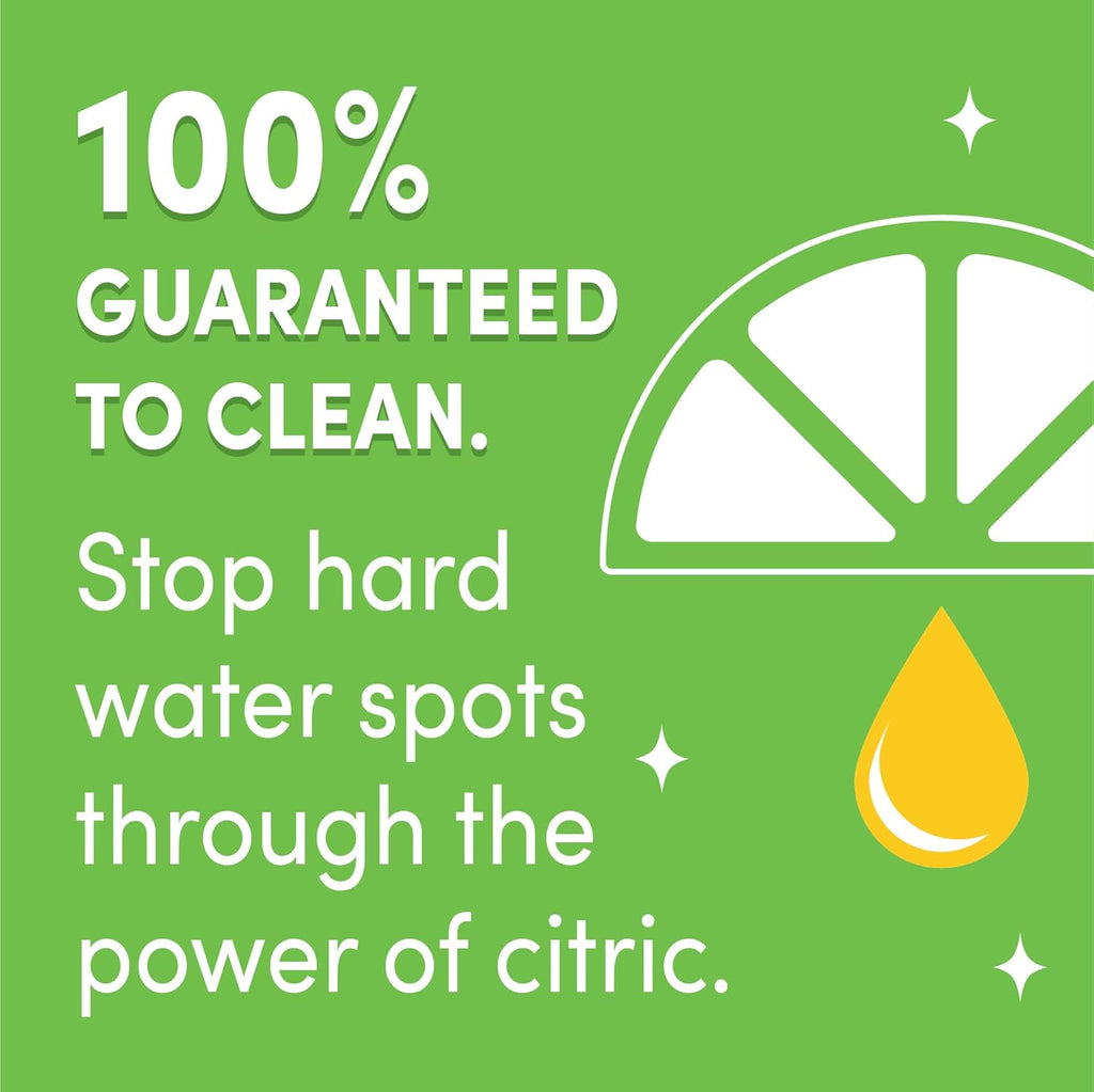 Lemi Shine Natural Dish Detergent Booster - Hard Water Stain Remover - Multi-Use Citric Acid