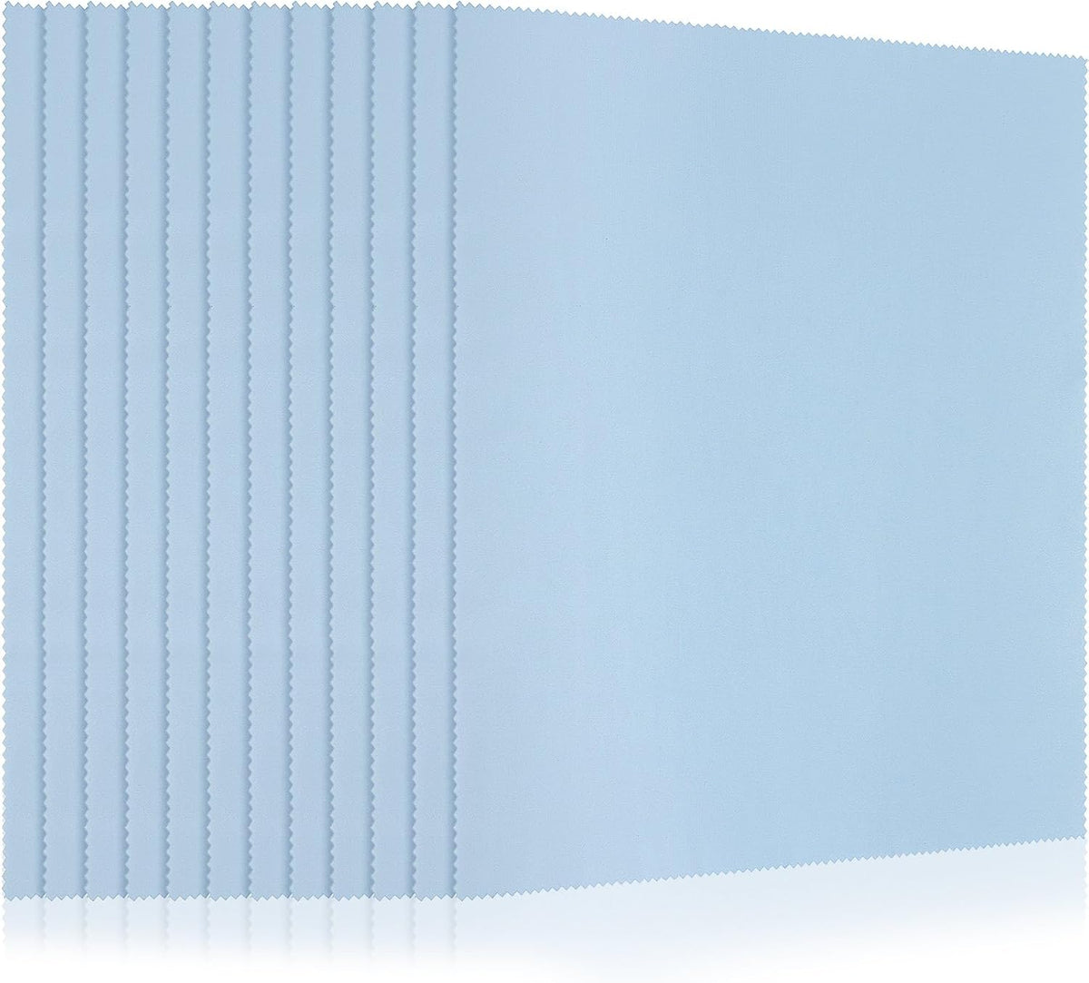Frienda 12 Pack Large Microfiber Glass Cleaning Cloths 12 x 12 Inch Oversized Eyeglass Sunglasses