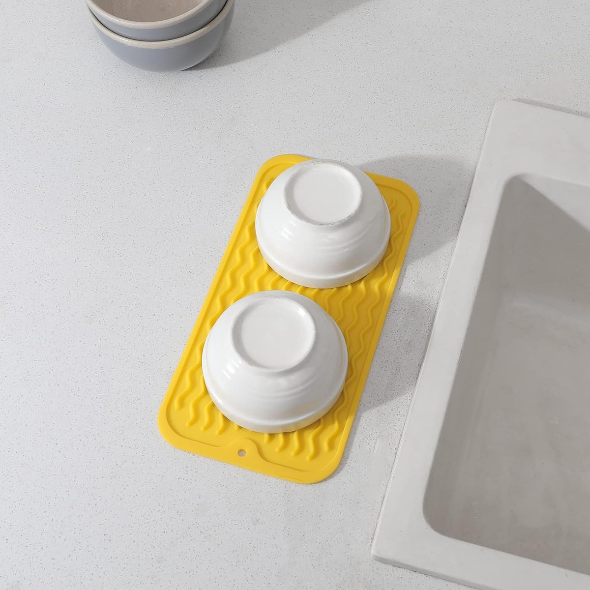 Silicone Dish Drying Mat for Multiple Usage,Easy clean,Eco-friendly,Heat-resistant Silicone Mat for