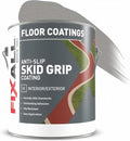 FIXALL Skid Grip Anti-Slip Coating, 1 Gallon, Smoke, Exceeds ADA Standards, Ideal for Safety Areas