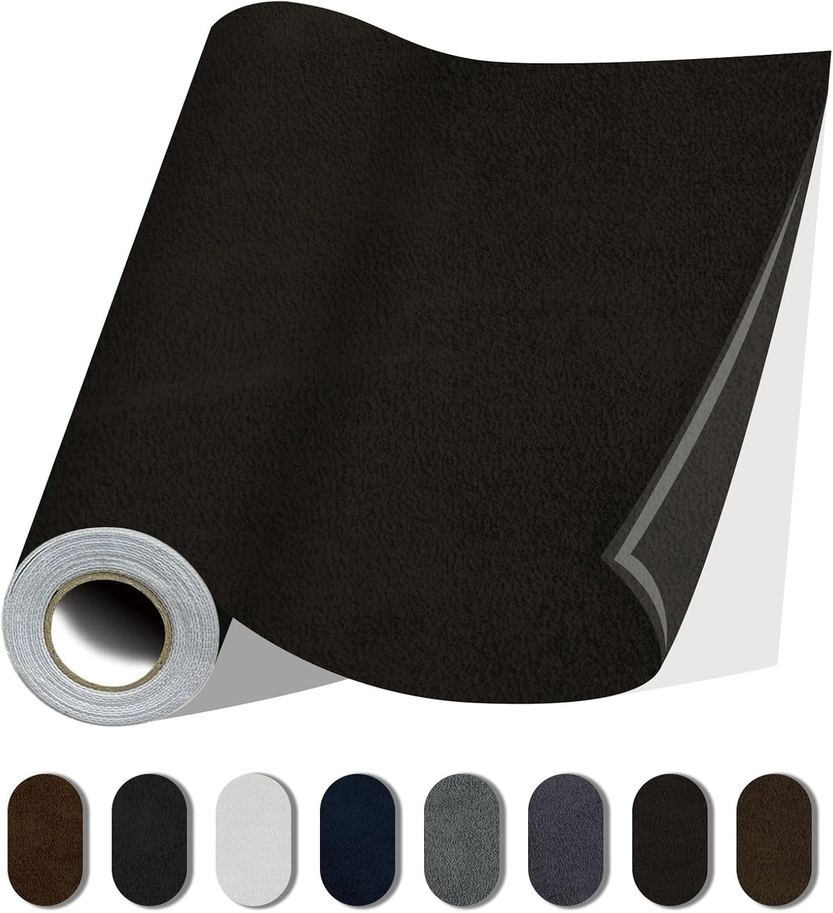 Fabric Repair Patches, 17X158 Inch Self-Adhesive Suede Patches Tape Durable, DIY Large Fabric
