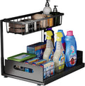 Under Sink Organizer, 2 Tier Under Sink Organizers and Storage Multi-Purpose Under Sink Storage for