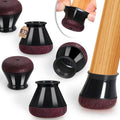 Chair Leg Floor Protectors Chair Leg Protectors for Hardwood Floors Felt Silicone Caps Strengthen