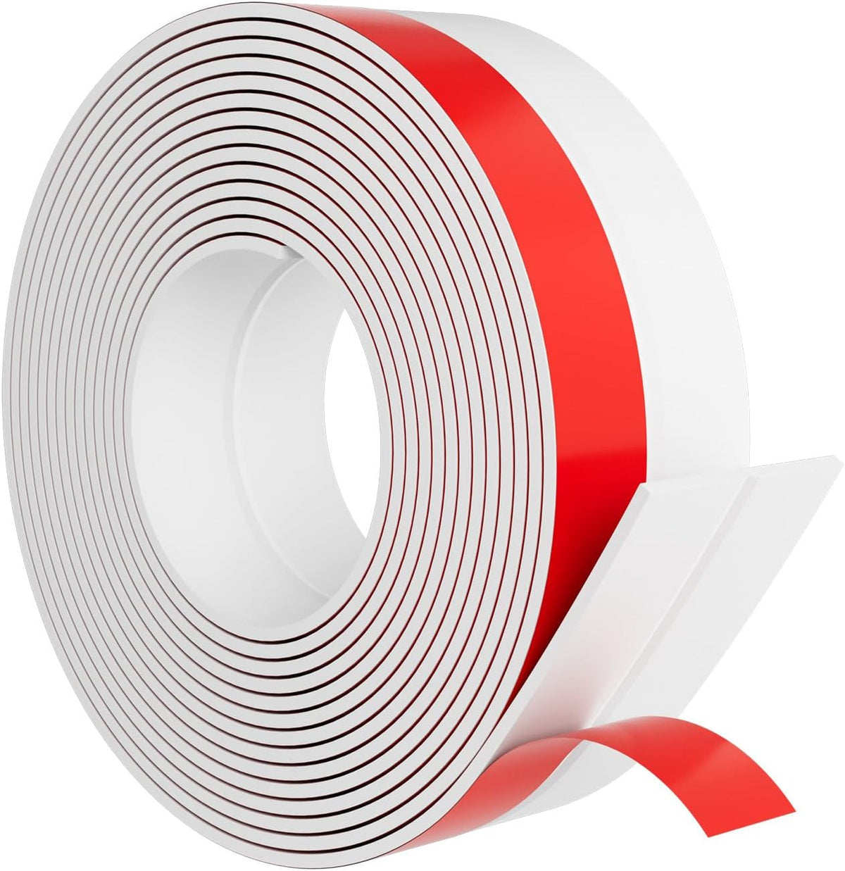 Heavy-Duty 20 ft x 2 in Weather Stripping, Door Draft Stopper Silicone Seal Strip for House and