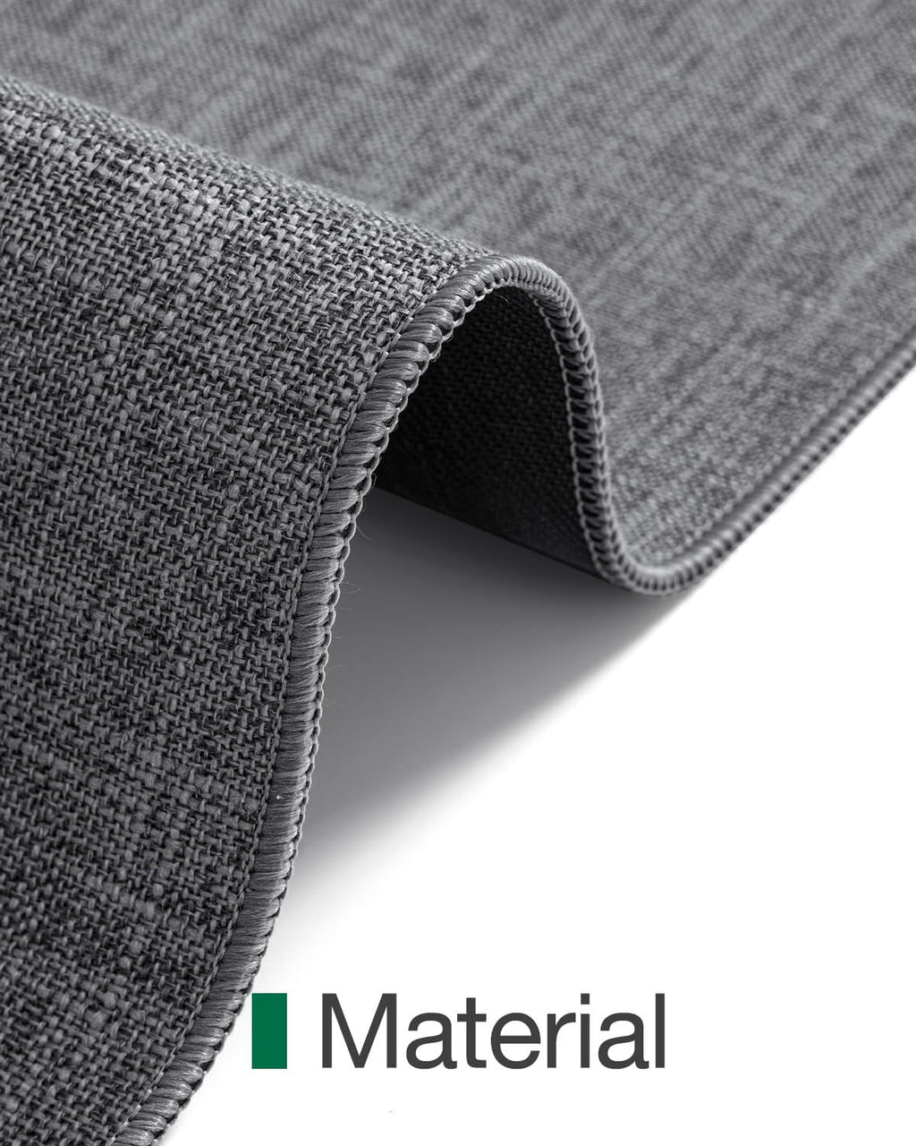 LUMI Indoor Door Mat 32"x48", Ultra Thin Low Profile Non-Slip Doormat for Home Entrance, Absorbent