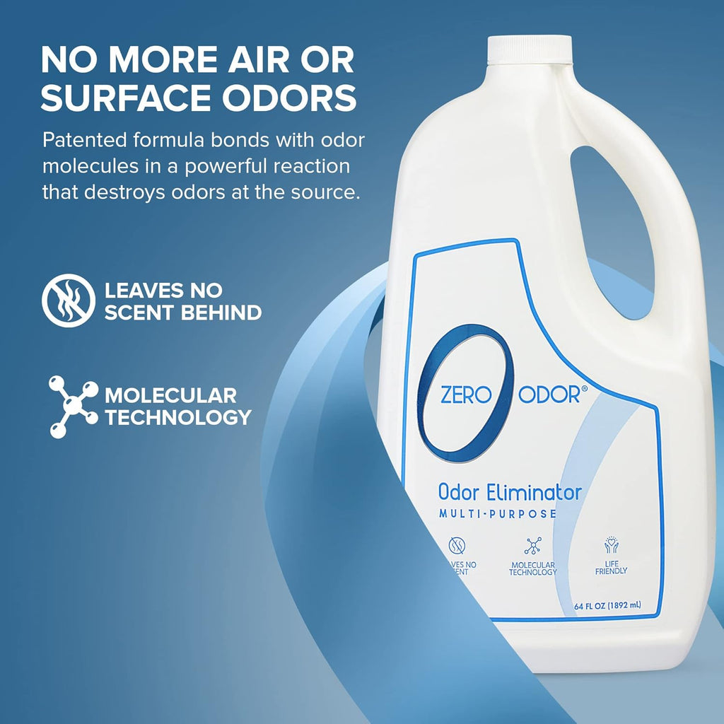 Zero Odor - Multi-Purpose Strong Odor Eliminator for Home, Office, Car, Bathroom, Hotel, Room