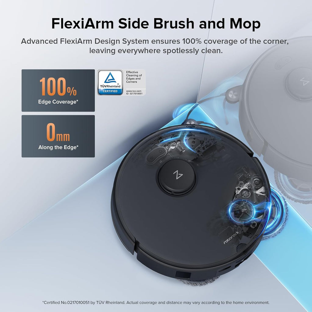 Roborock Qrevo Edge S5A Robot Vacuum and Mop, 18,500Pa, Zero-Tangling, DuoDivide Main Brush