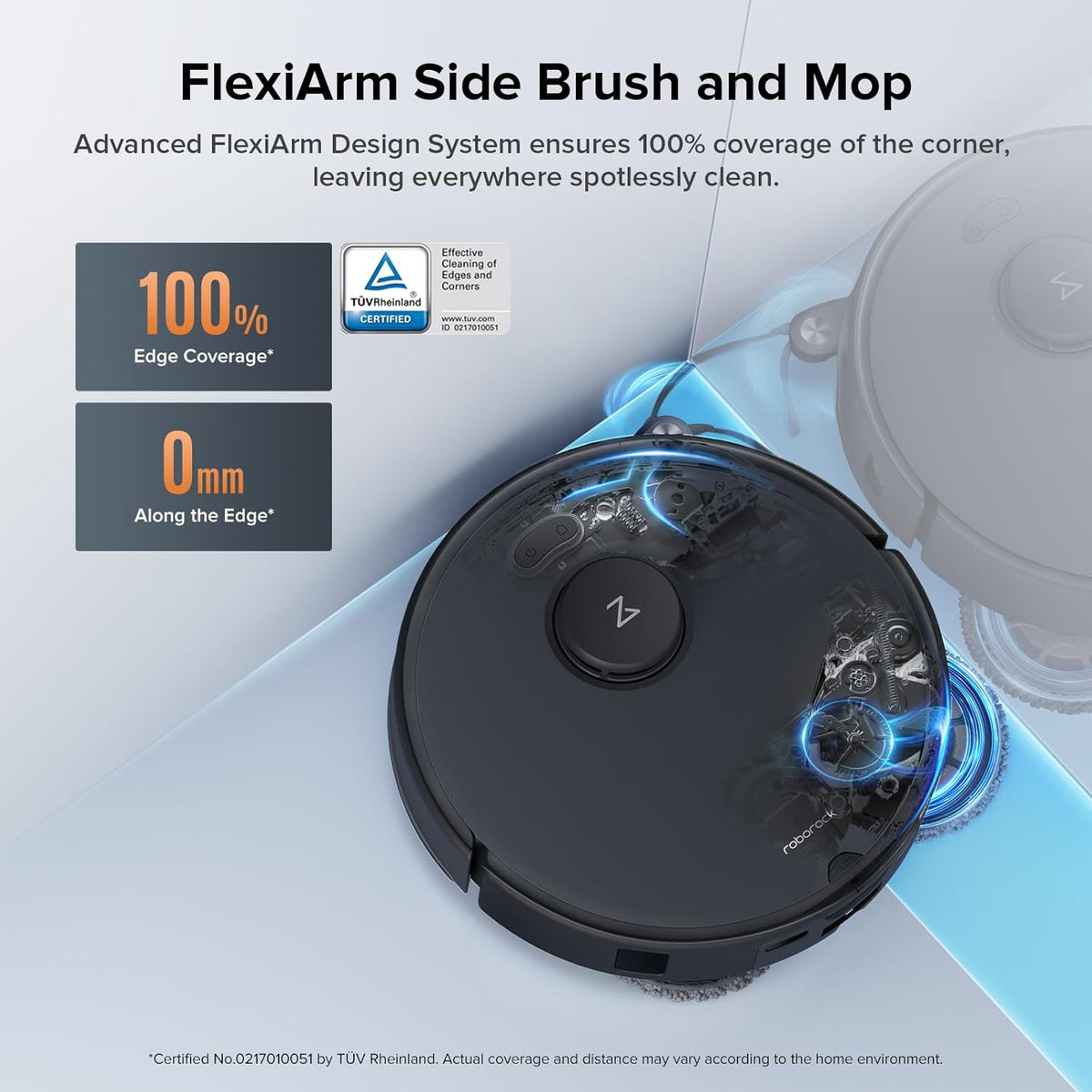 Roborock Qrevo Edge S5A Robot Vacuum and Mop, 18,500Pa, Zero-Tangling, DuoDivide Main Brush