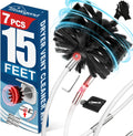 Sealegend 15 Feet Dryer Vent Cleaner Kit/Lint Remover/Upgraded Flexible Quick-Snap Brush with Drill