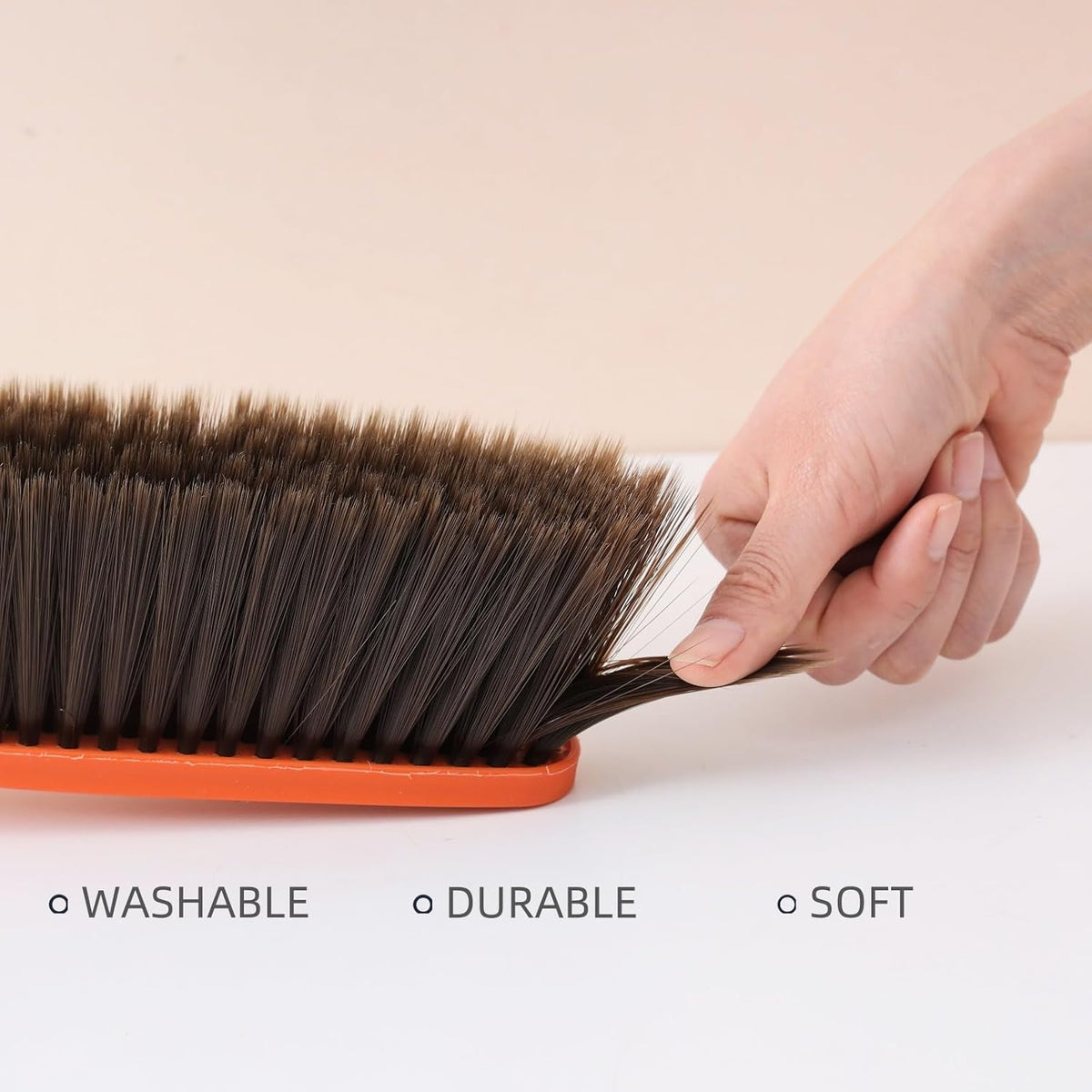 3 Pack 15" Soft Bristle Bed & Counter Cleaning Brush, Dusting & Crumb Debris Sweeping Brush