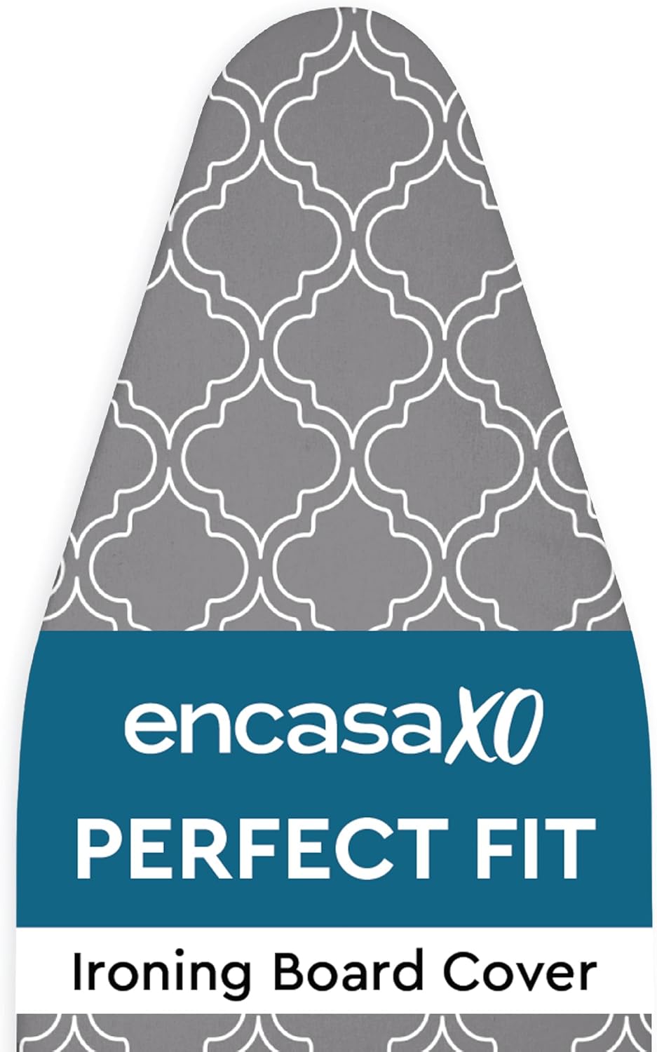 Encasa Ironing Board Covers (44 x 13.5 inch) Drawstring Tightening with Thick 3 mm Felt Padding