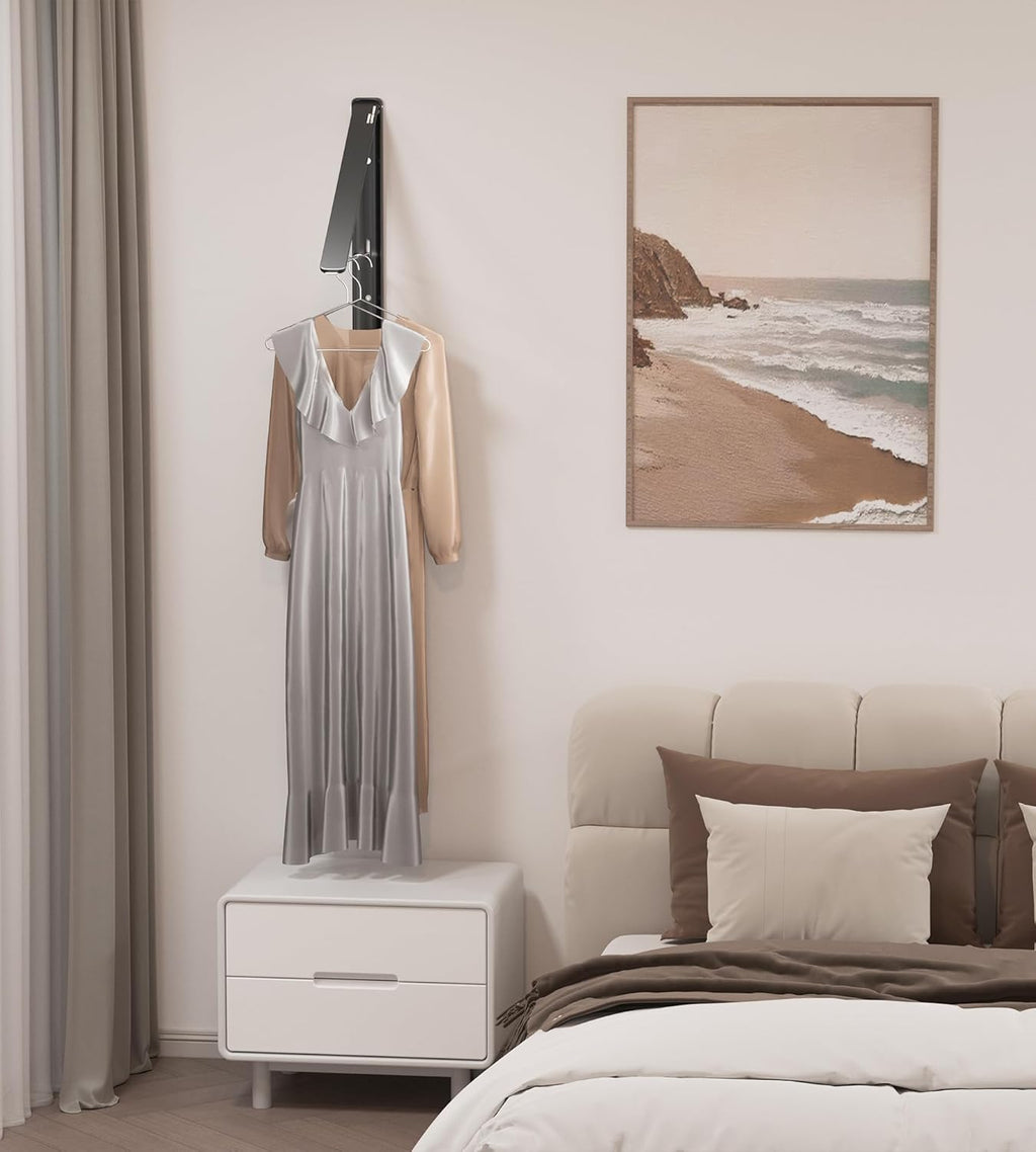 Dr.DJ Clothes Drying Rack, Wall-Mounted Retractable & Foldable Clothes Hanger for Laundry Room