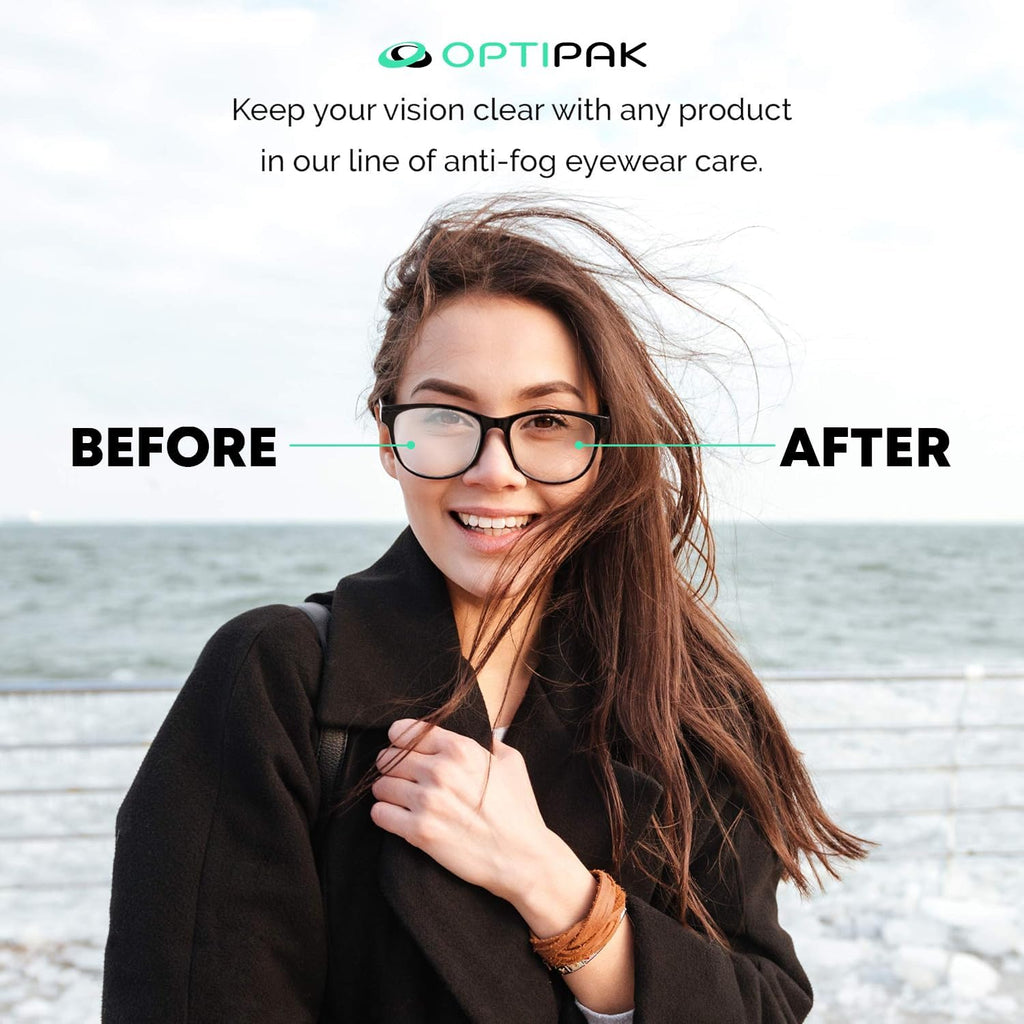 Anti Fog Microfiber Cleaning Cloth for Glasses | Individually Wrapped Microfiber Lens Cleaning