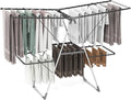 Giantex Clothes Drying Rack, Foldable Laundry Drying Rack with 33 Drying Rails, 3-Level Adjustable
