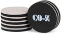 CO-Z 8pcs Felt Furniture Sliders for Hardwood Floors, 3 1/2 in Reusable Furniture Pads, Heavy