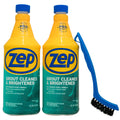 Zep Grout Cleaner and Brightener and Easy to Use Handheld Brush - 32 oz (Case of 2) - ZU104632