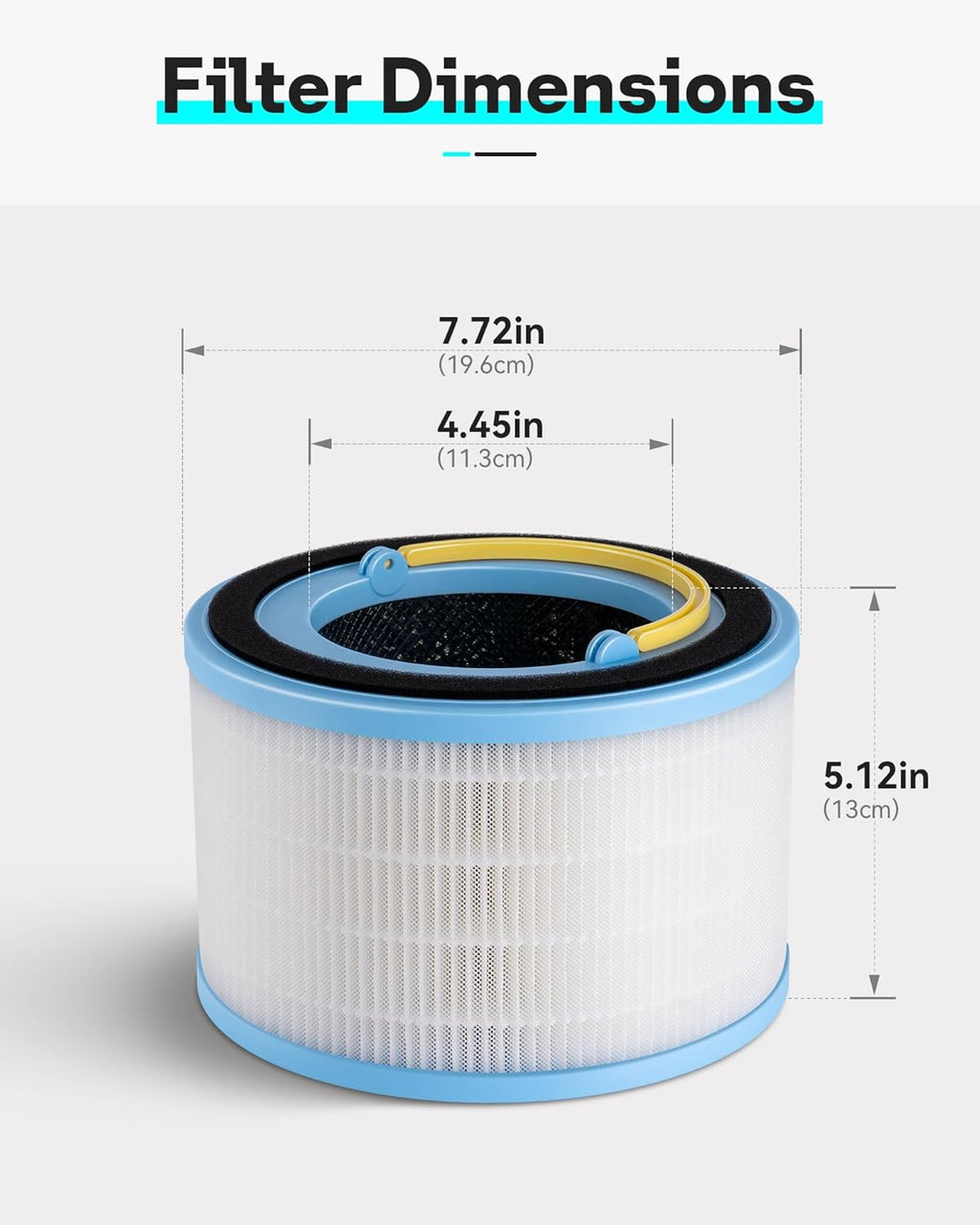 Leemone Sprout Air Purifier Replacement Filter Compatible with LEVOIT Air Purifier for Baby