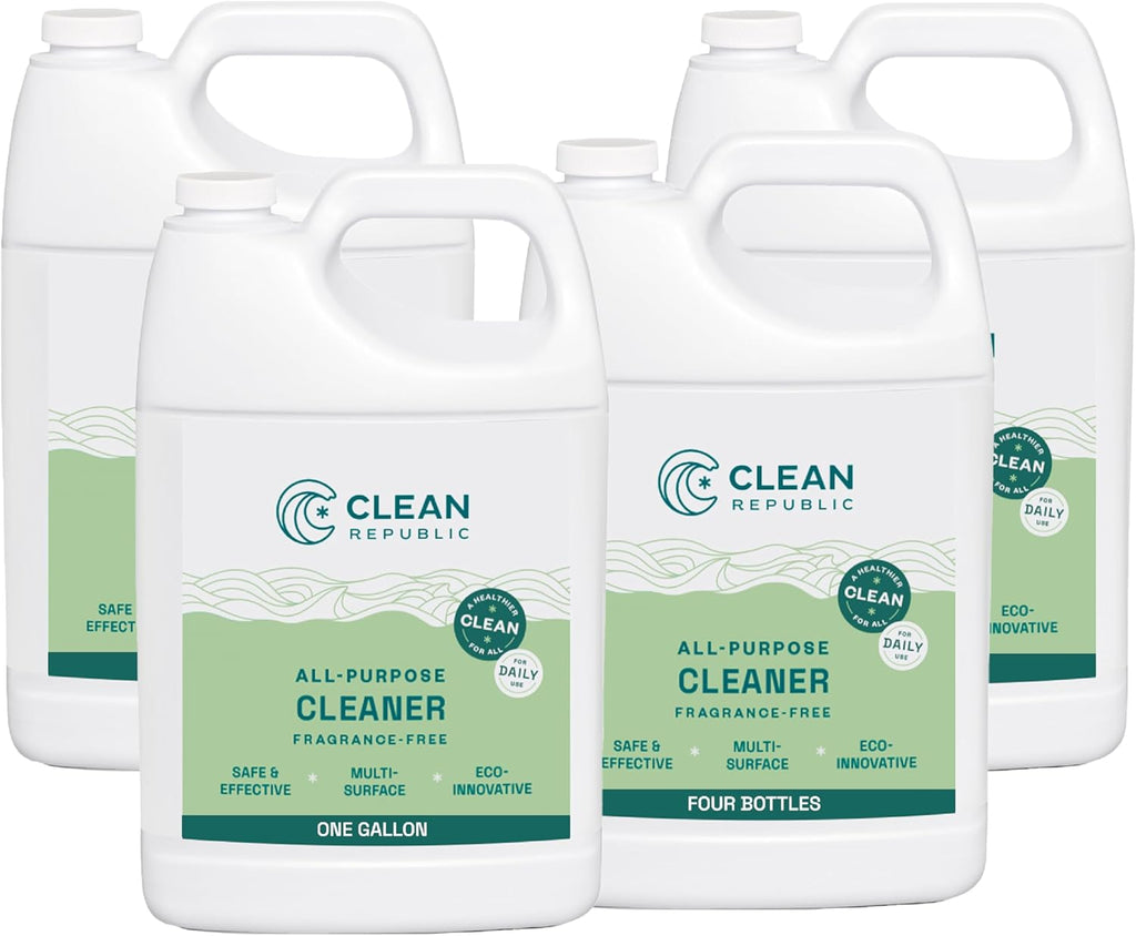 Clean Republic All-Purpose Cleaner, Daily Use Cleaner for Kitchens, Bathrooms, and More, 1 Gallon