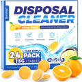 Qucship Powerful XXL Foaming Garbage Disposal Cleaner and Deodorizer Tablets - 24 Pack, Citrus