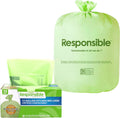 Responsible Products Kitchen Bin Liners, Certified Compostable, Heavy Duty Multipurpose Food Scrap